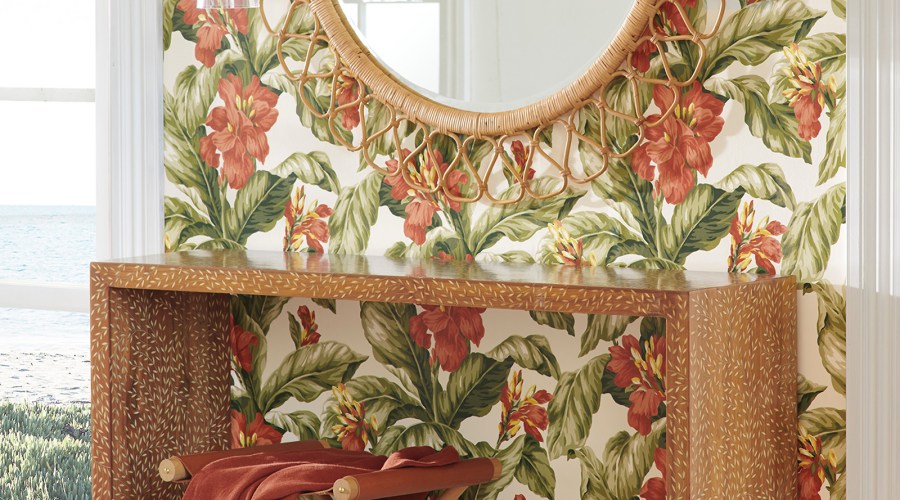 Rattan, Florals, and Palms: Serena & Lily's New Spring Collection Is a Vacay State of Mind