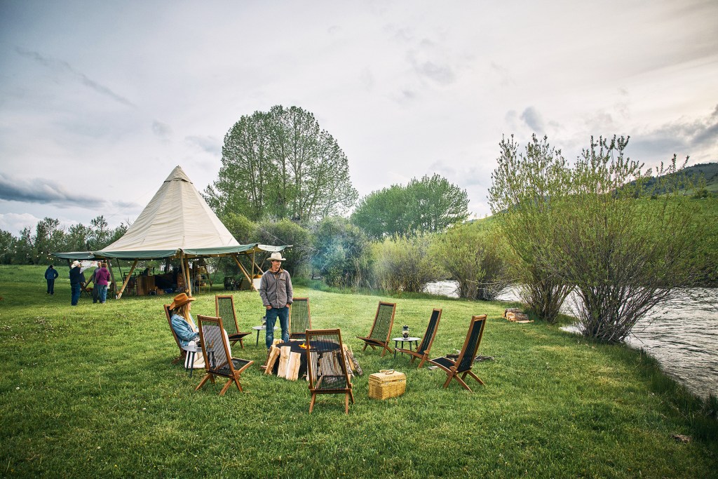 Glamping by the River