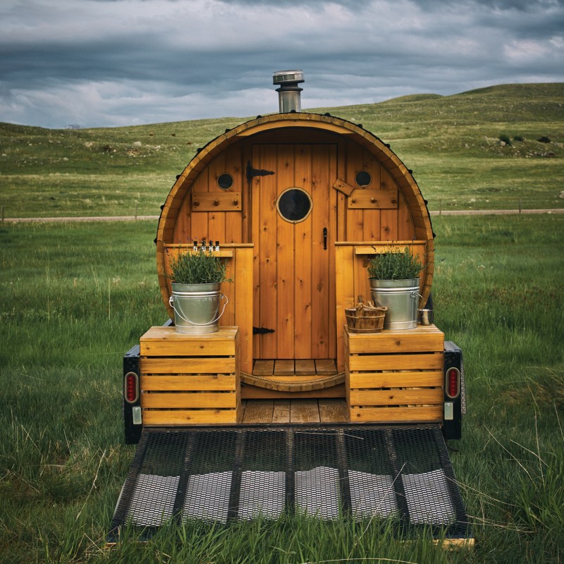 Outdoor Barrel Sauna