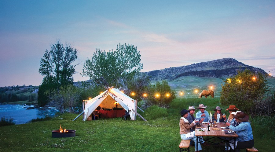 Live out Your Fancy Cowboy Fantasy on a Luxury Ranch Glamping Trip