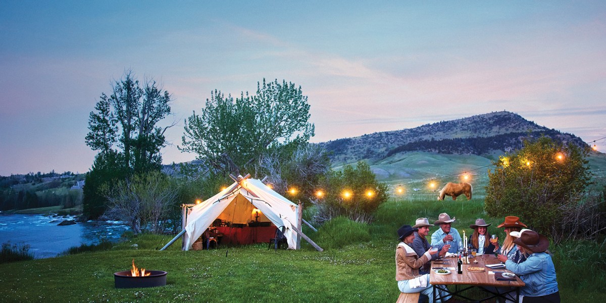 Live Out Your Fancy Cowboy Fantasy on a Luxury Ranch Glamping Trip