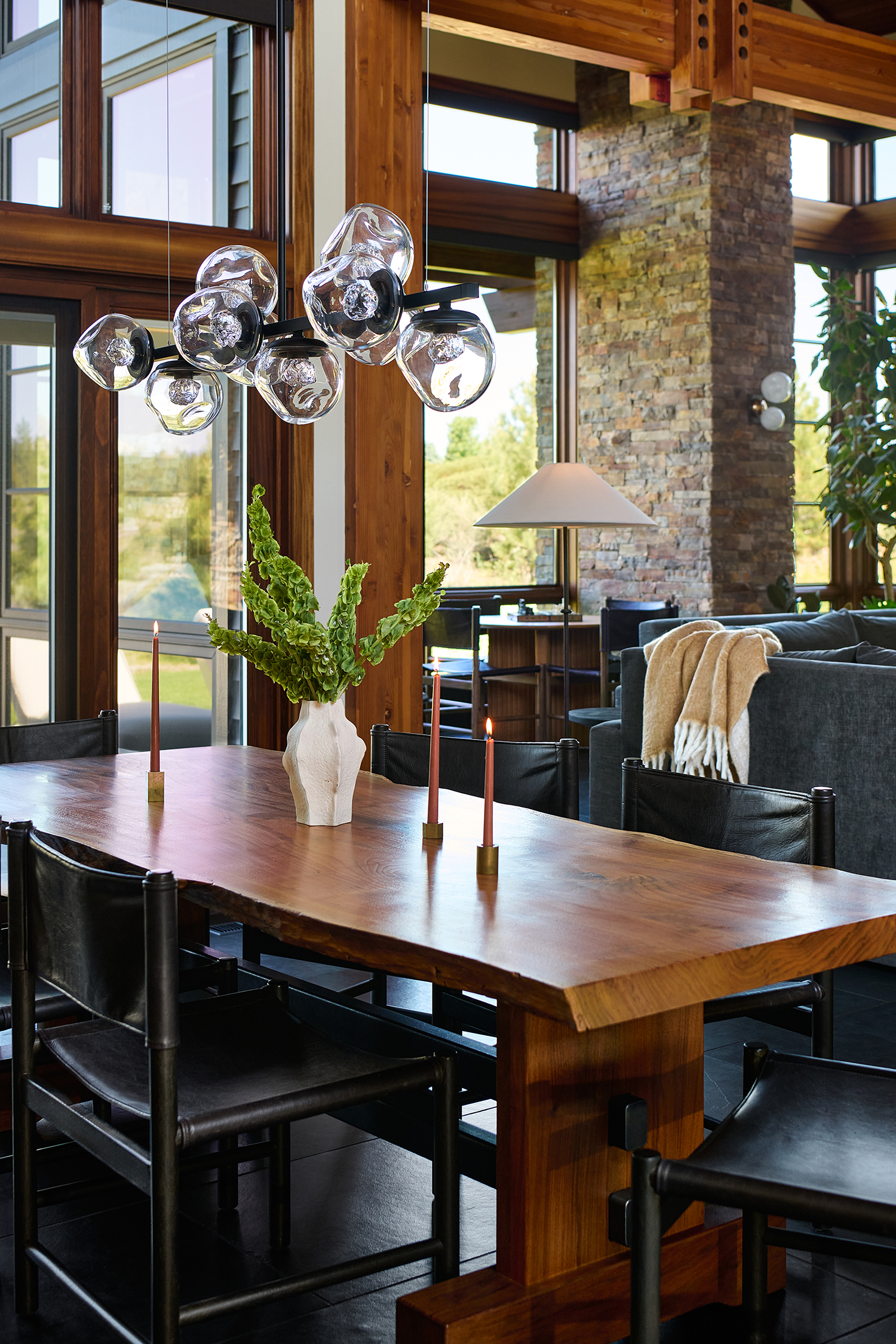 Dining Area Sofa Bend Oregon House by Tricorn Black