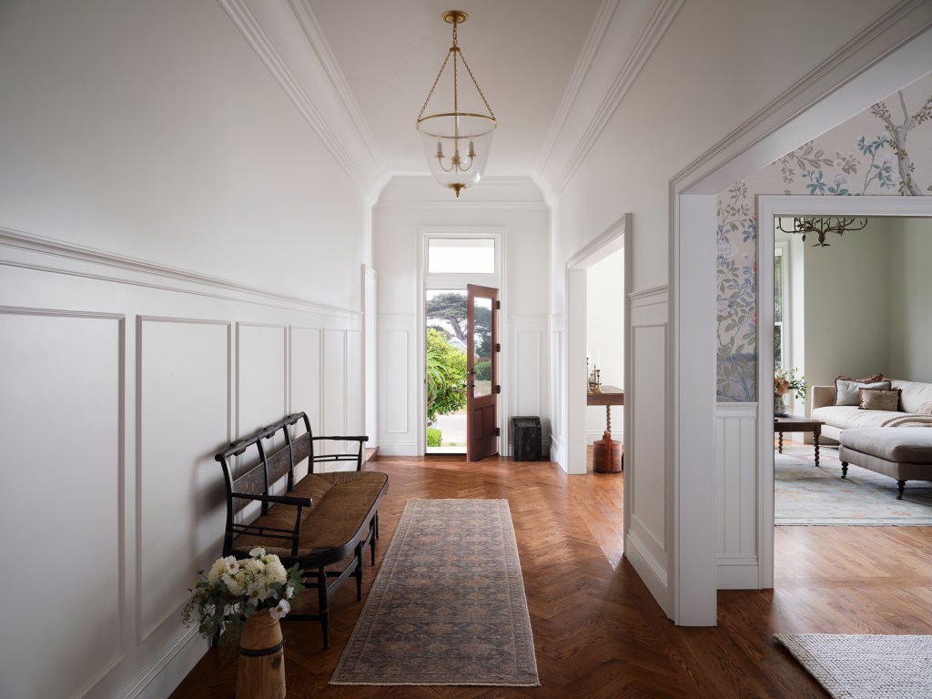 Entry in Mendocino Italianate House by Atelier Julienne