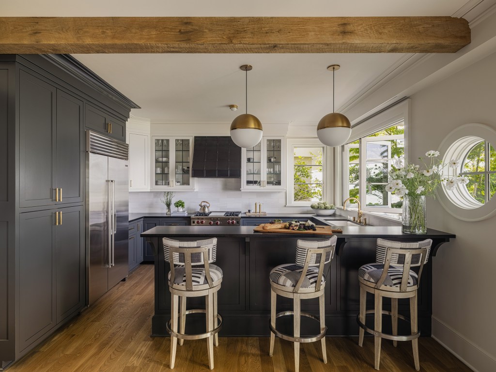 Kitchen Seattle Nautical House by Dyna Builders