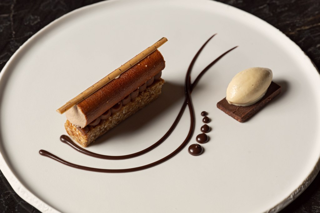 Valrhona chocolate dessert
