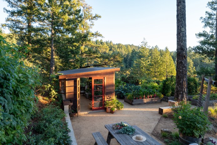 Christiana Drewry San Geronimo Garden Greenhouse Exterior