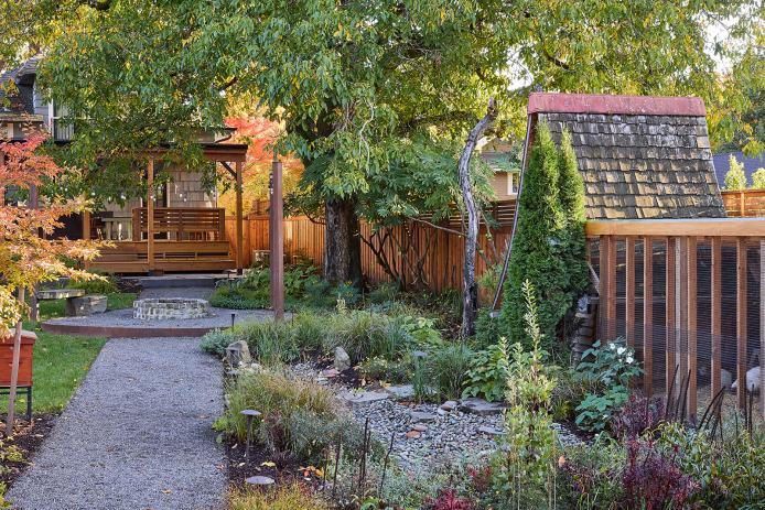 Backyard with Grading