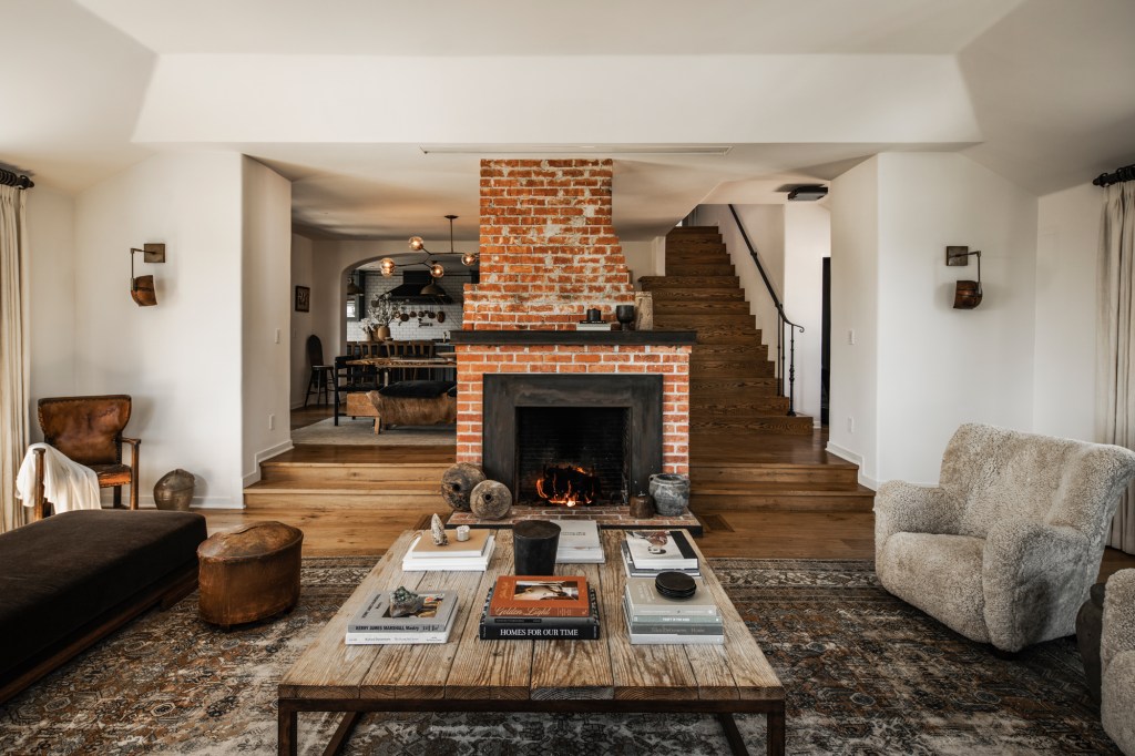 Living room at Julianne Hough's home