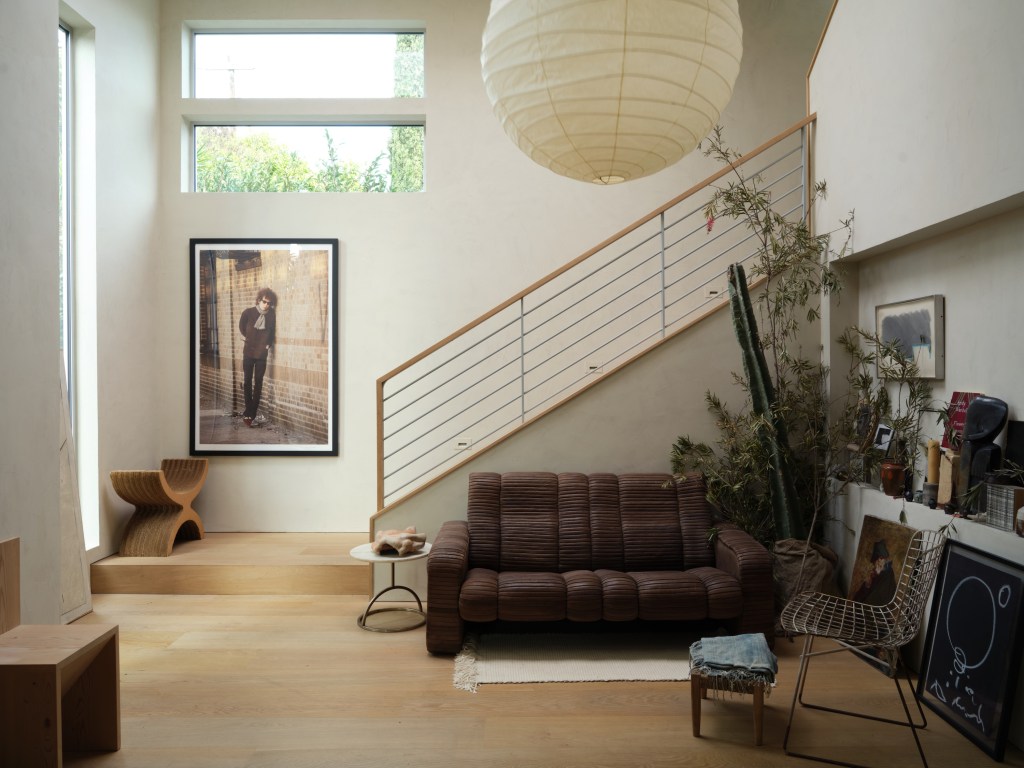 Entryway area of Leanne Ford's Venice home