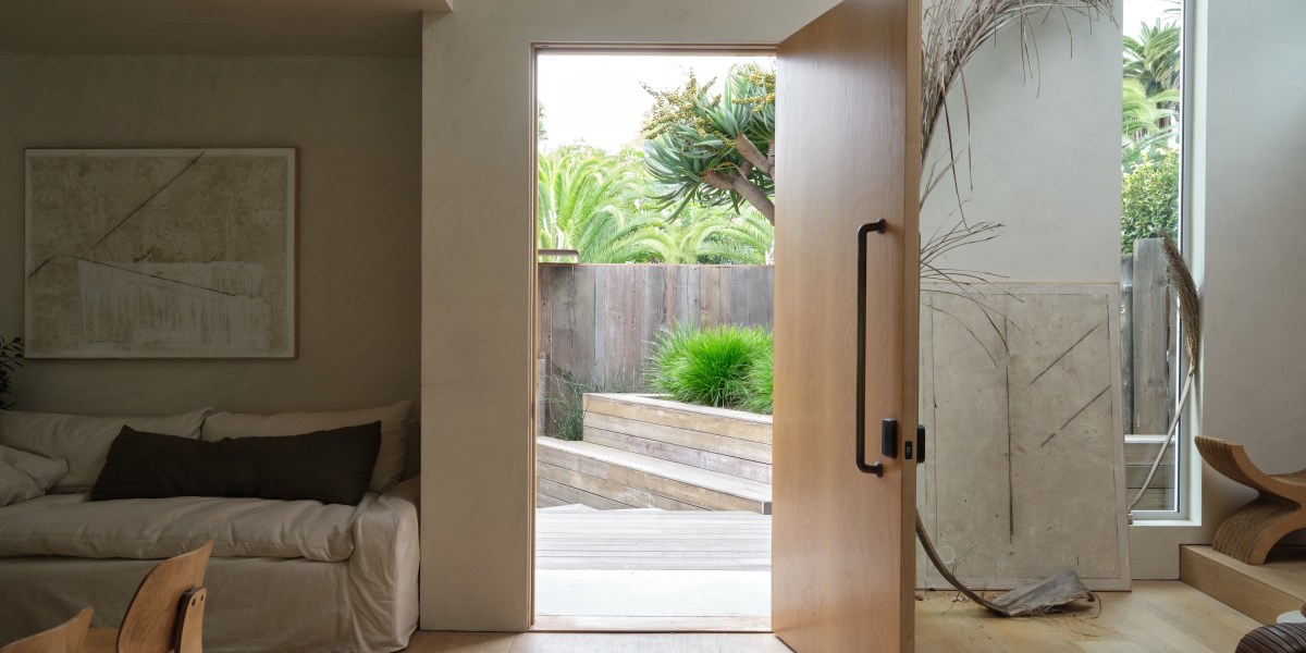 Doorway from inside Leanne Ford's Venice home