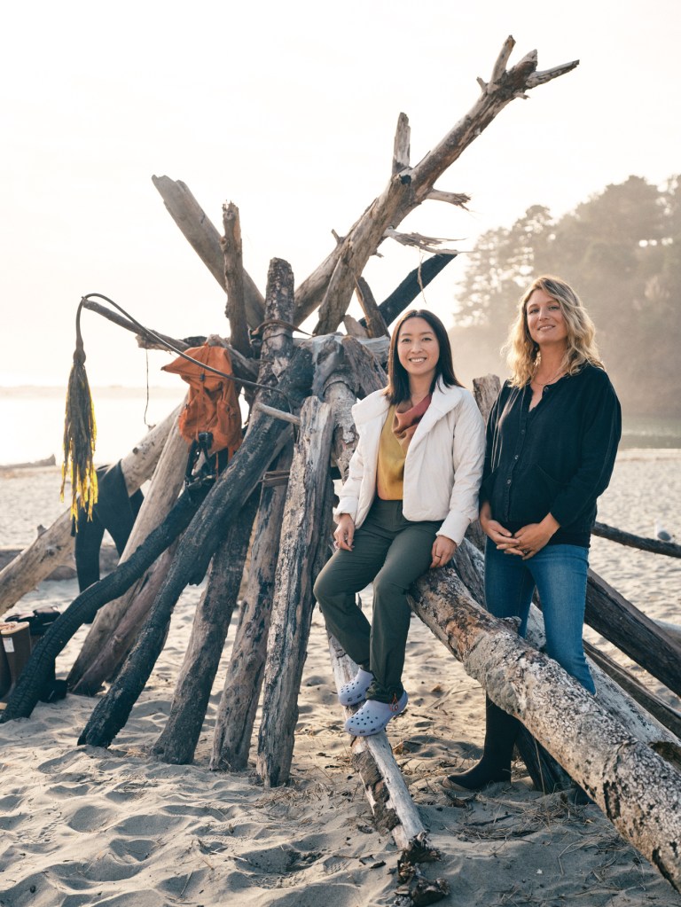 Primitives founder Virj Kan and The Nature Conservancy kelp project director Tristin Anoush McHugh