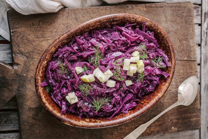 Miso-Braised Red Cabbage