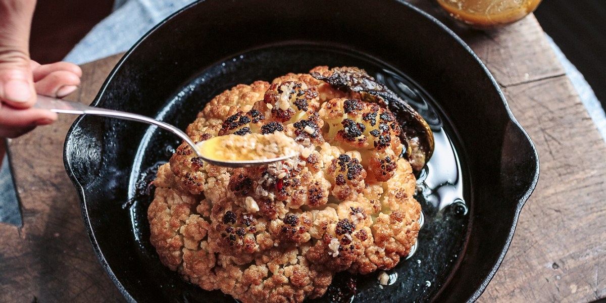 We Can’t Stop Making This Easy Whole-Roasted Cauliflower