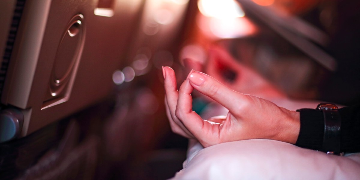 These Are the Airplane Stretches a Yoga Instructor Does to Stay Centered and Relaxed While Flying