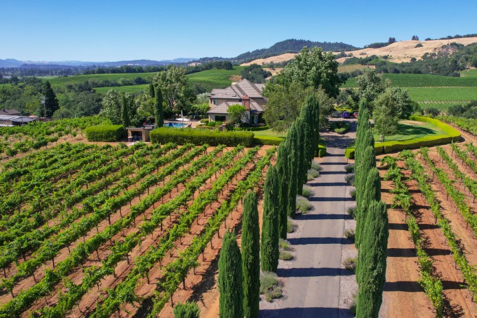 A driveway to the residences at Limerick Lane
