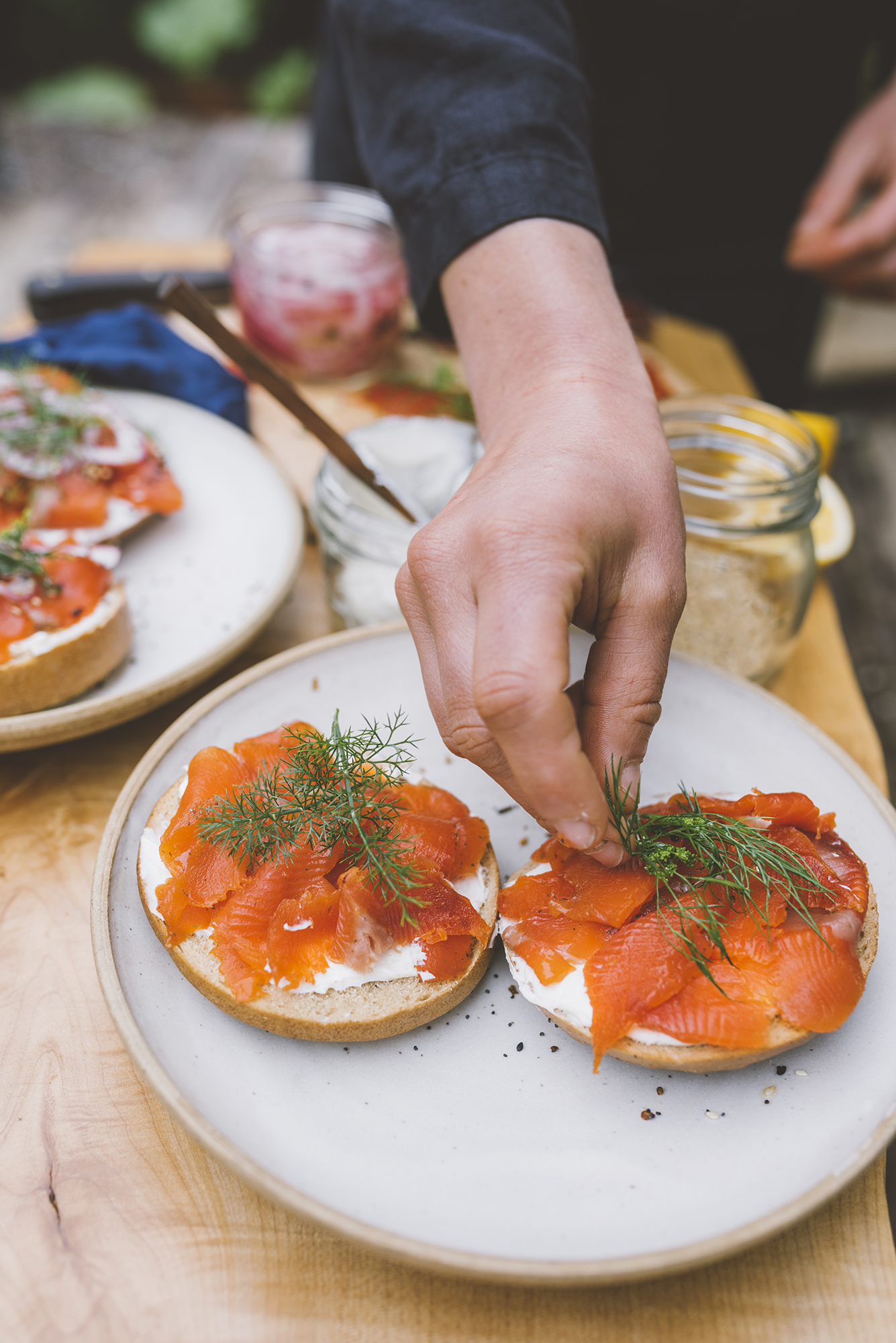 Cordova Drifters Fish Bagel and Lox