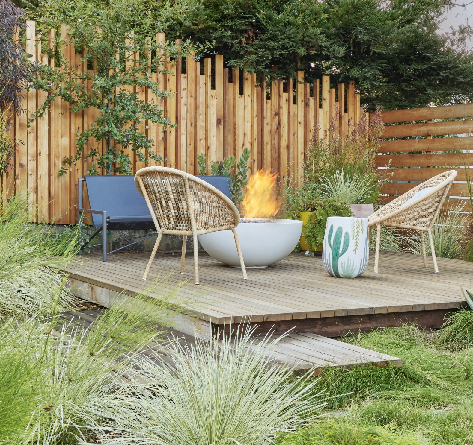 Chamomile and Colorful Tile, Birds of Paradise and Breeze Blocks, and More Perfect Plant Pairings You Need to Know