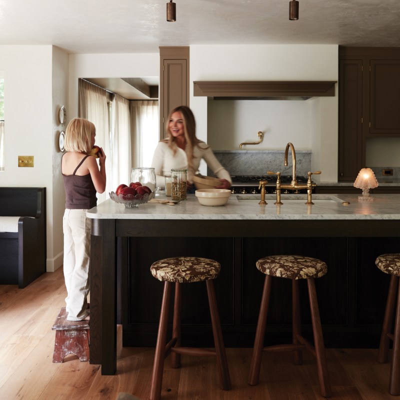 Custom-Painted Kitchen Cabinetry