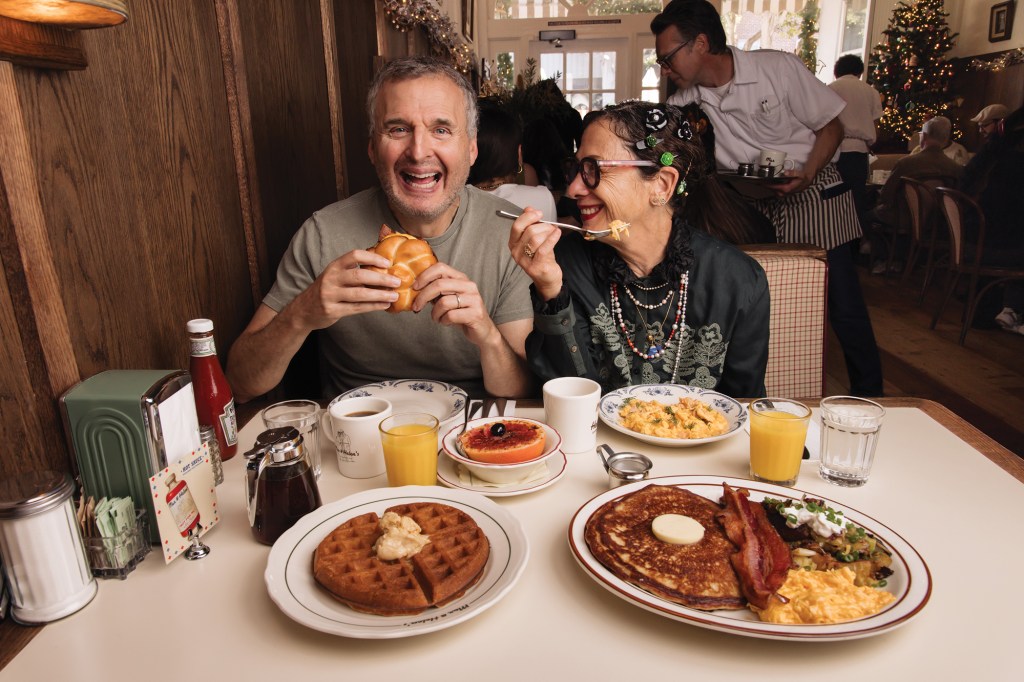 Phil Rosenthal and Nancy Silverton at Max and Helen’s