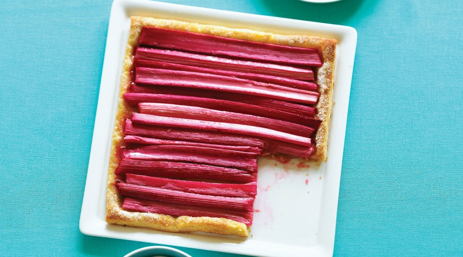 Rhubarb Cardamom Galette