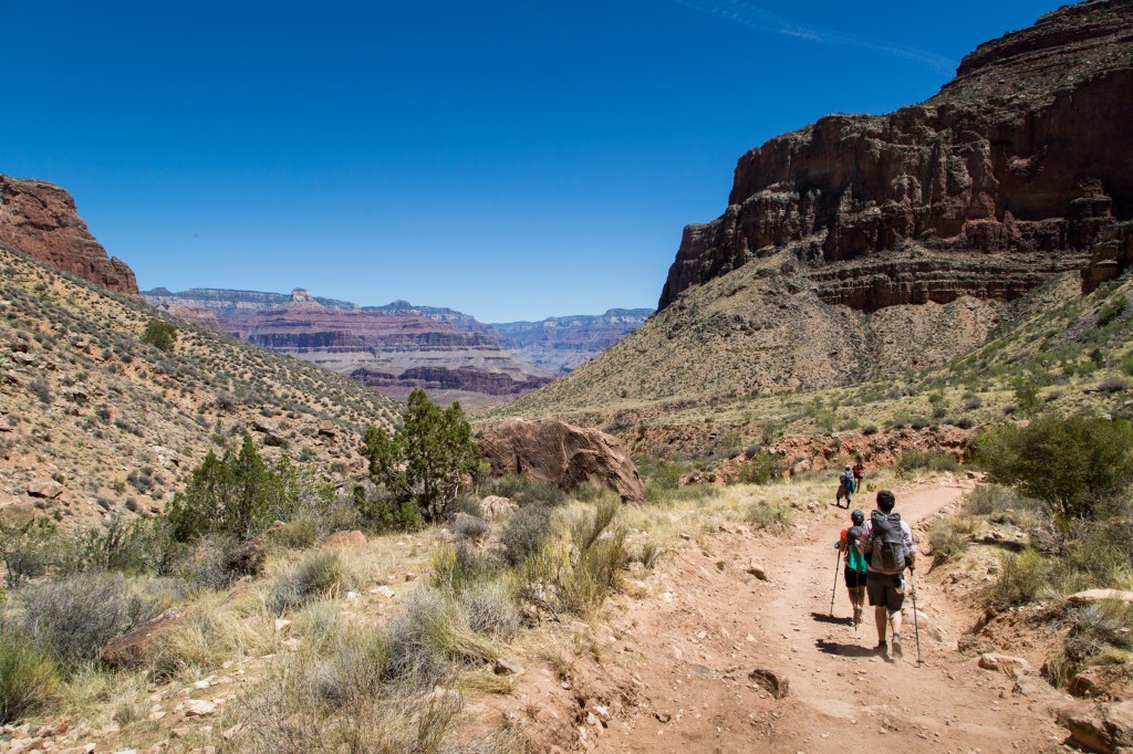 Hiking the Bright Angel Trail