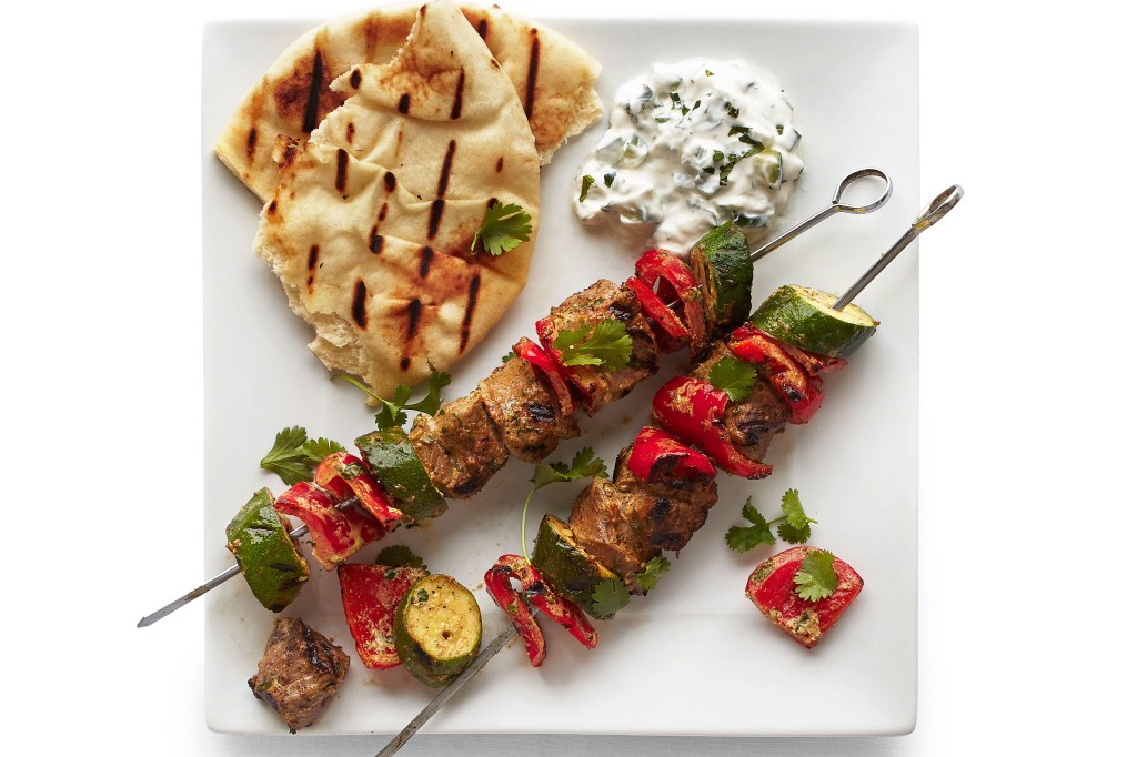 Indian-Spiced Lamb Kebabs