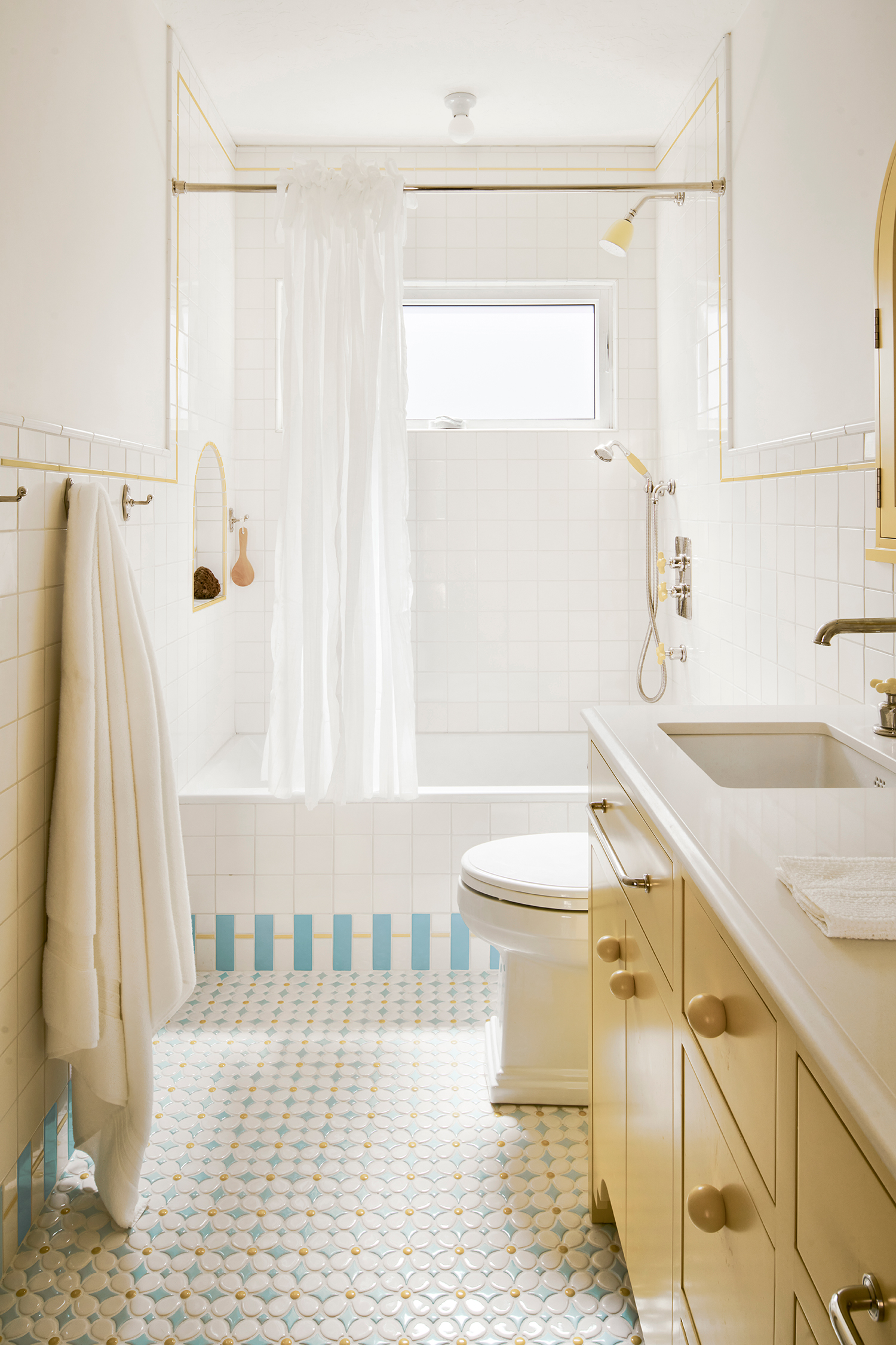 Kids Bathroom in Franklin Village Home by Arterberry Cooke