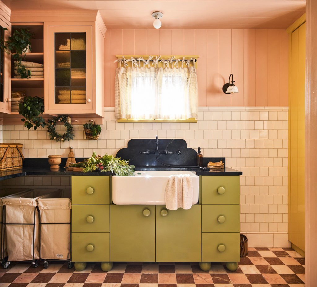 Laundry in Franklin Village Home by Arterberry Cooke
