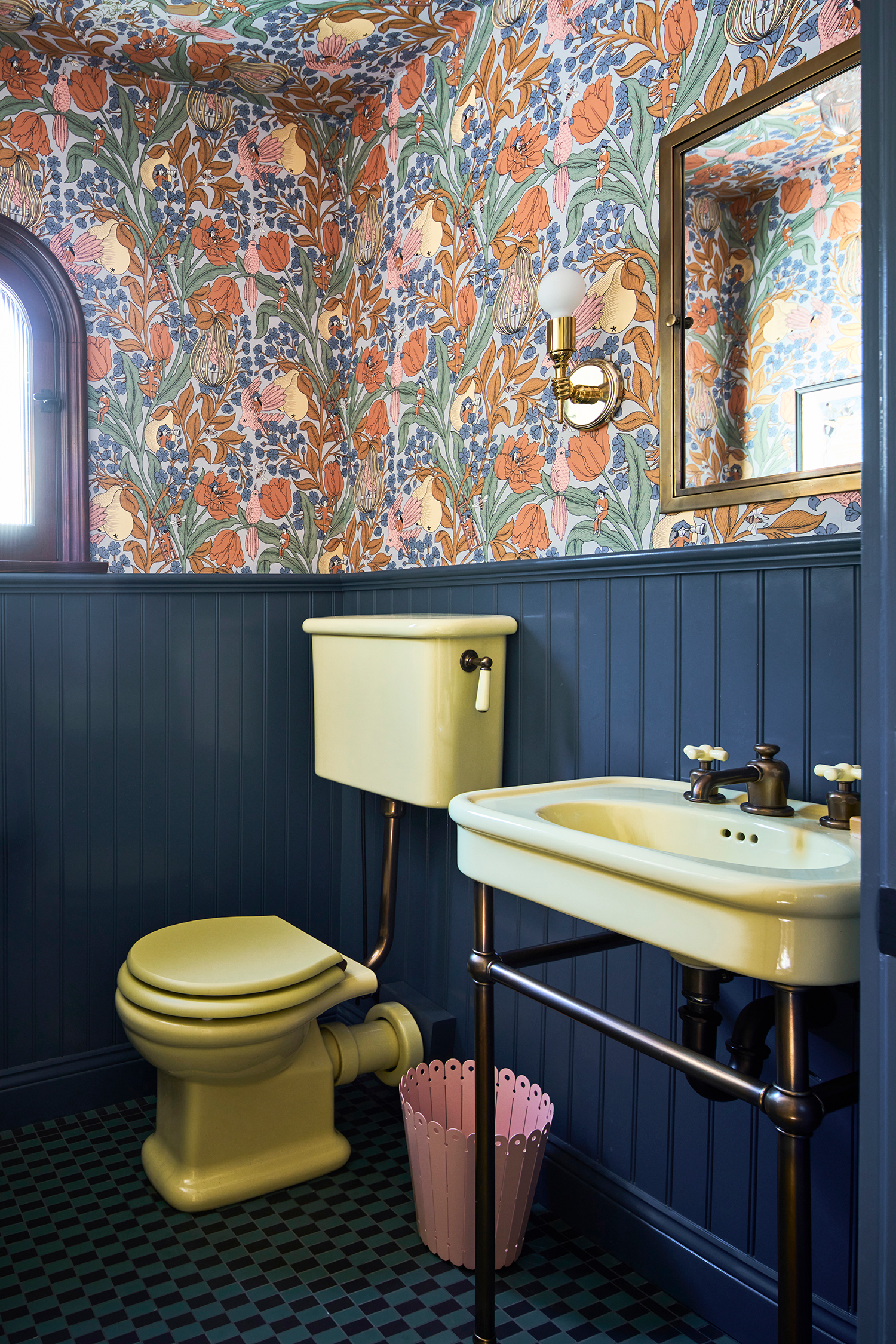 Powder Room in Franklin Village Home by Arterberry Cooke