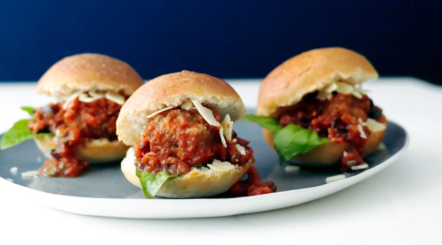 Puttanesca Meatball Sliders