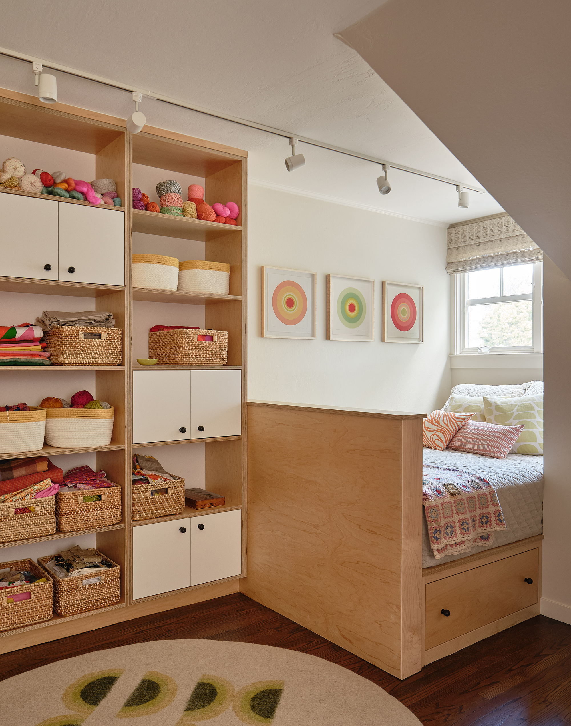 Sewing Room in Palo Alto House by Chantal Lamberto