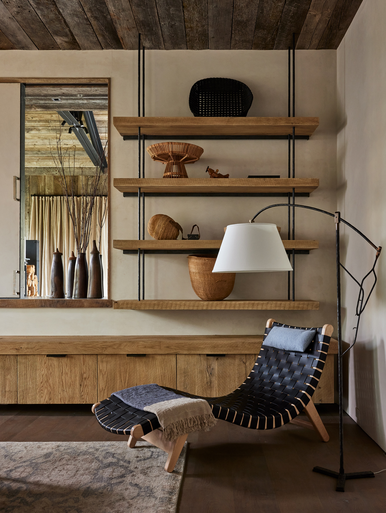 Sun Valley Backen & Backen Open Shelving Chaise