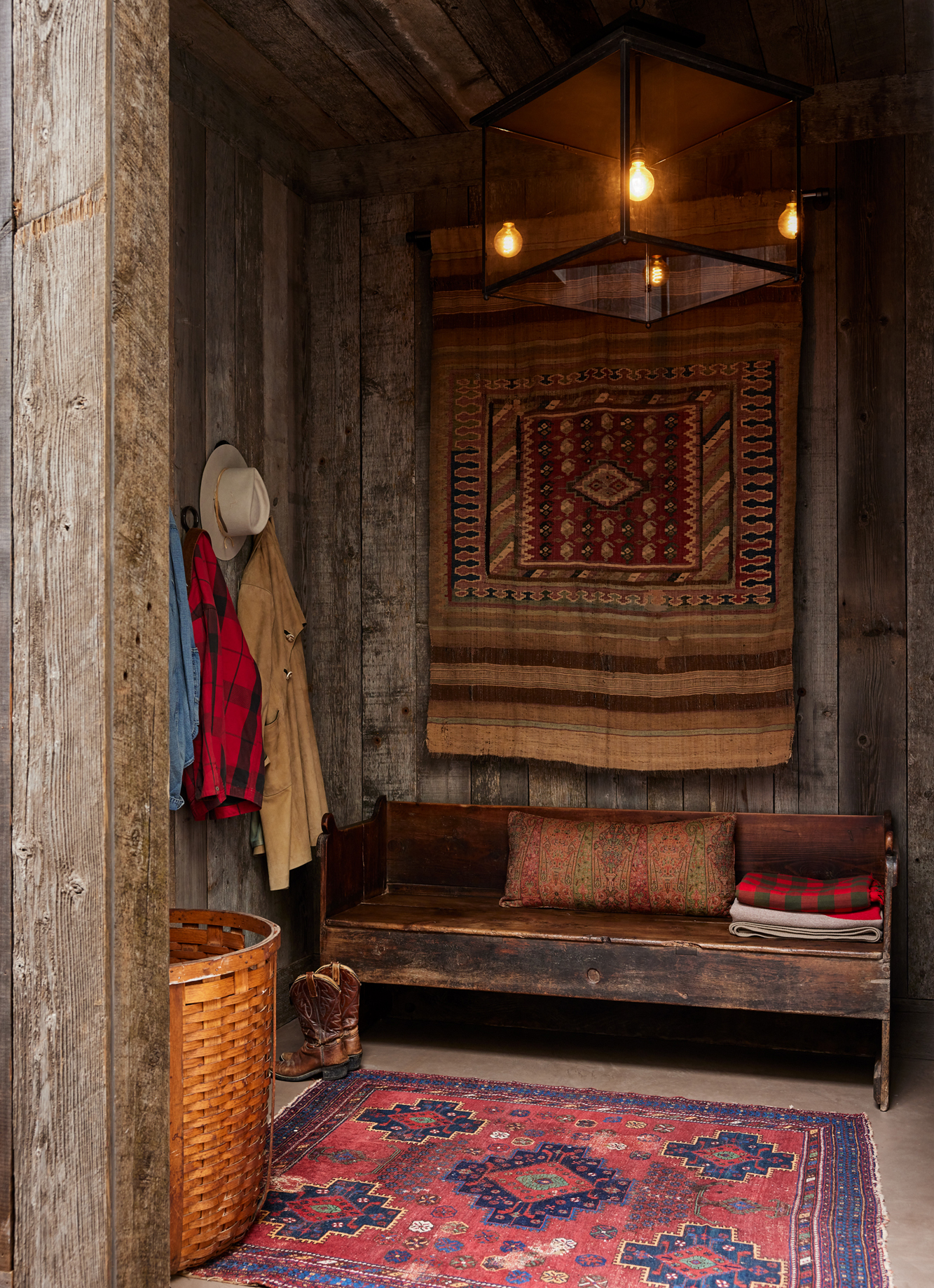 Sun Valley Backen & Backen Rustic Vintage Coat Room