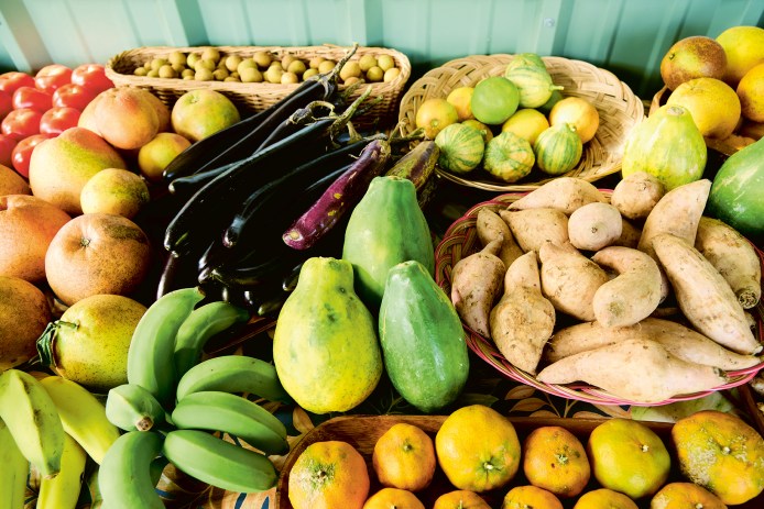 Farmers Market Fruits and Vegetables