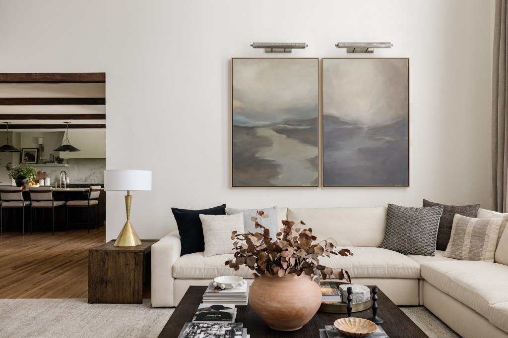 Art Living Room Peggy Haddad Interiors