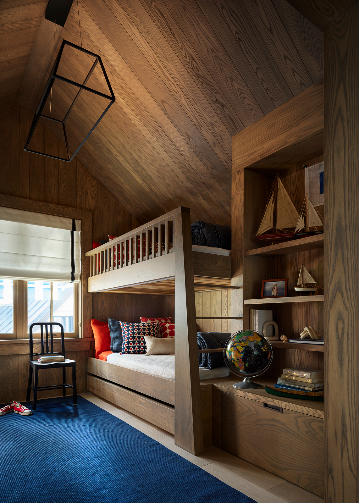 Bunk Room PNW Lake House by Philpotts Interiors
