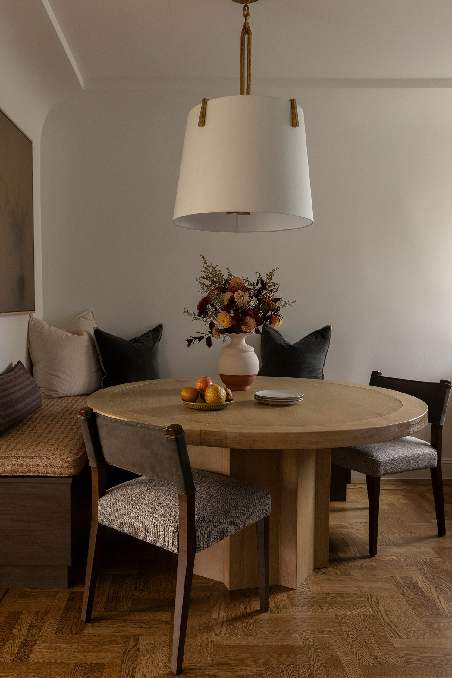 Dining Banquette SF Kitchen Makeover by Gina Rachelle Design