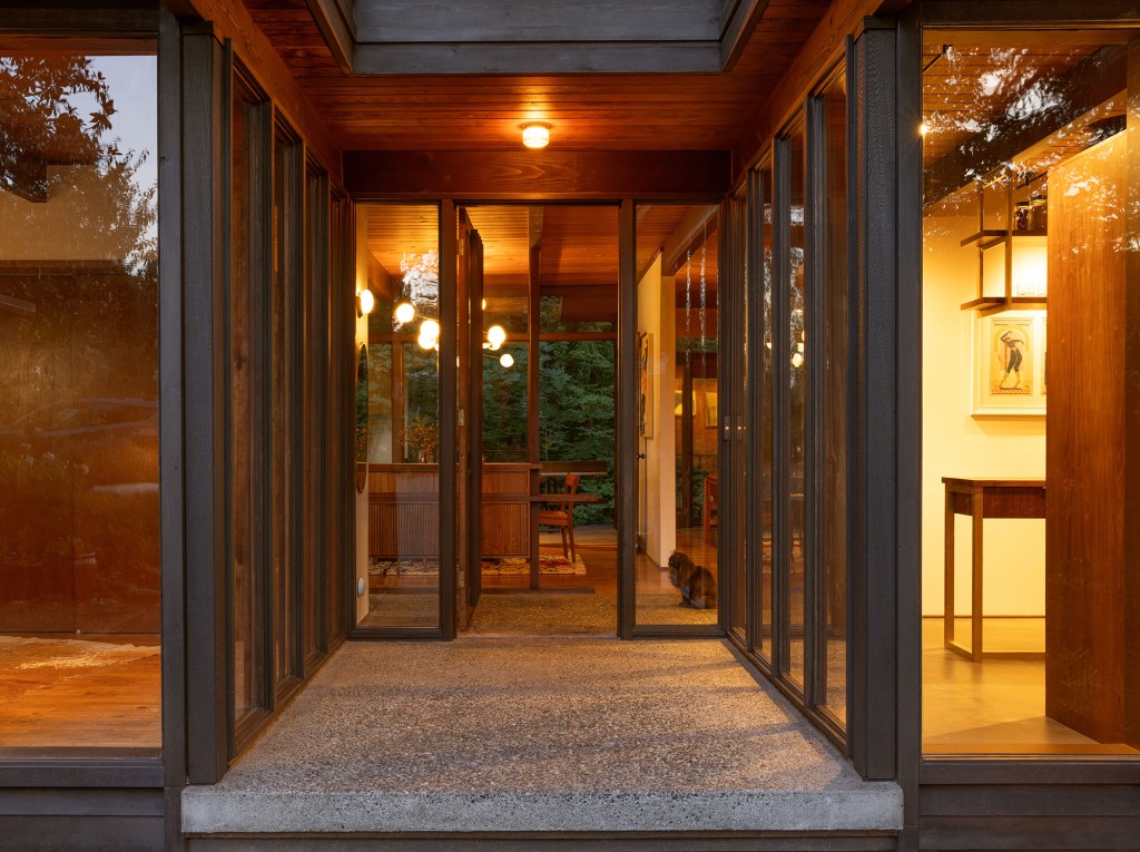 Entrance Burrows House by chadbourne + doss