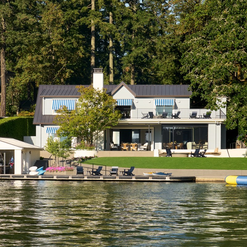 Inside a Multigenerational Lake House with Classic Americana Vibes