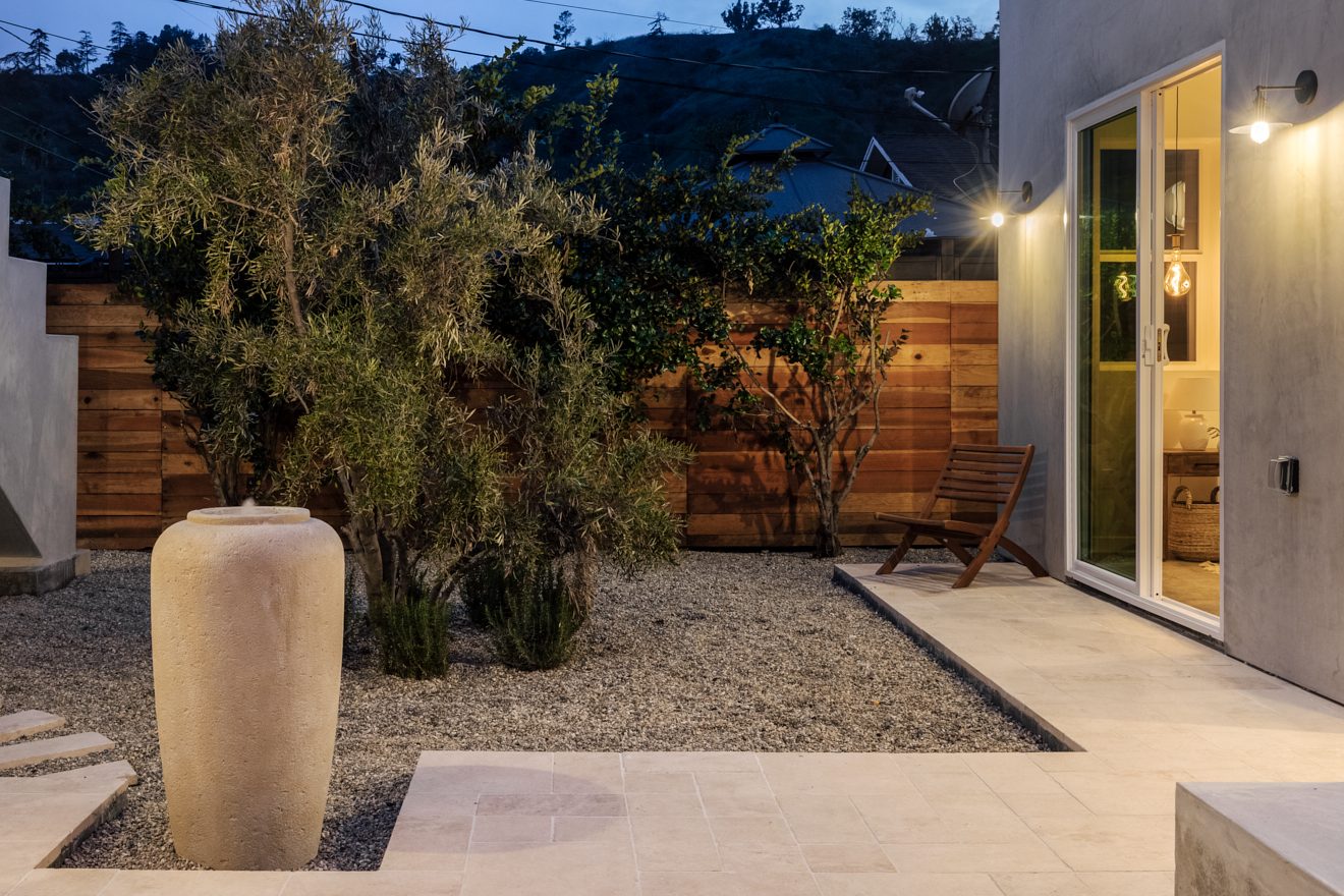 Front Yard with Gravel