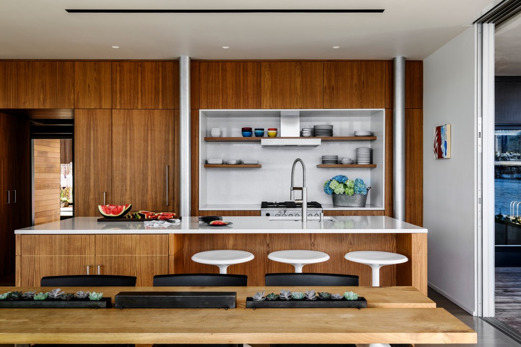 Kitchen Seattle Floating Home by Dyna Builders