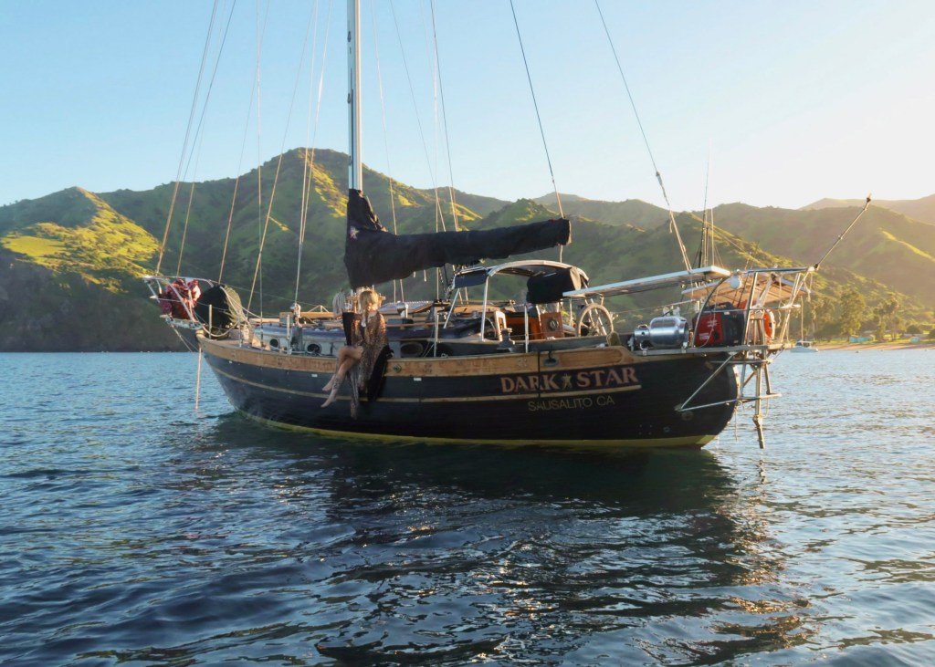 Lindy Lenix on Sailboat