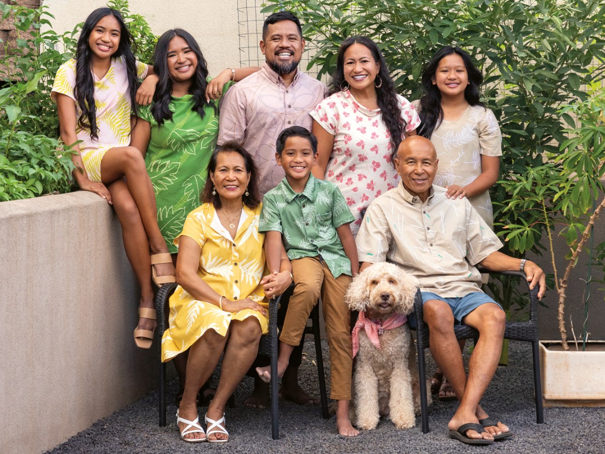Sheldon Simeon with Family