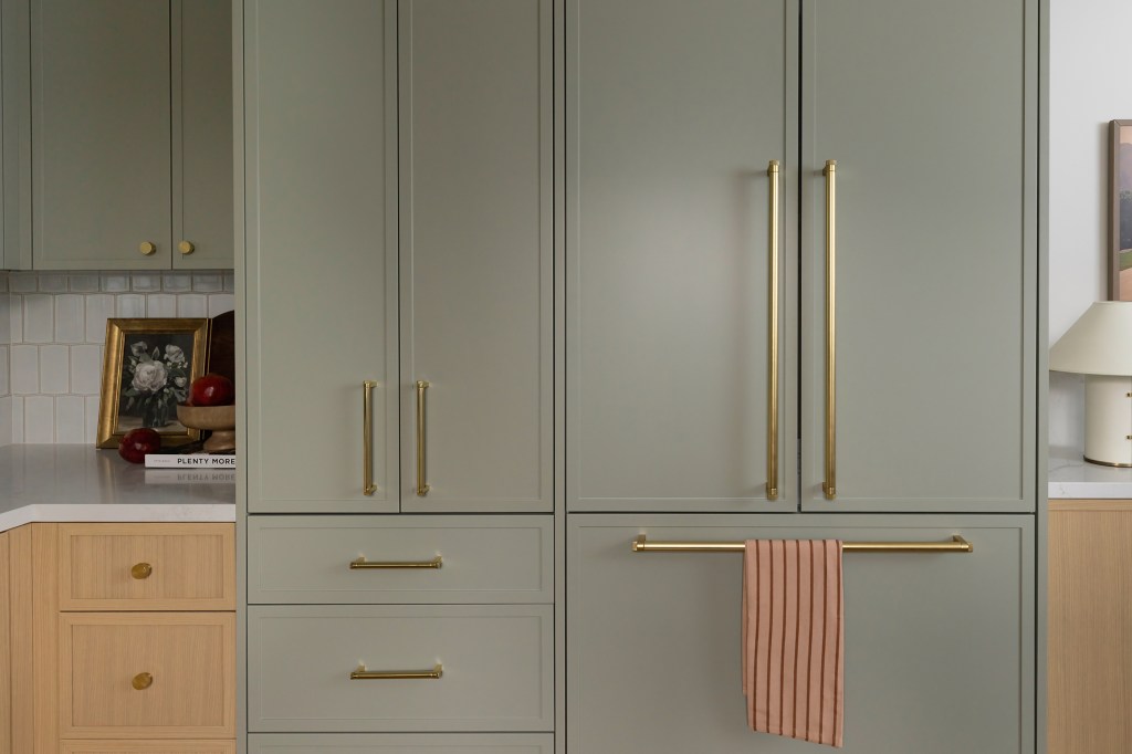Panel Fridge SF Kitchen Makeover by Gina Rachelle Design