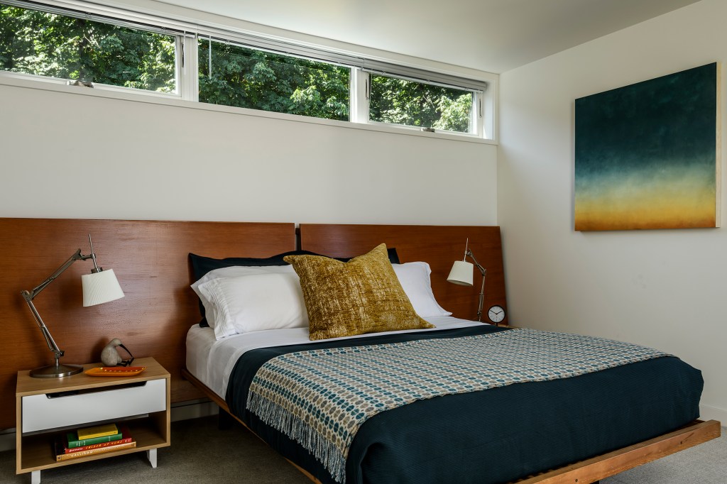 Primary Bedroom Seattle Floating Home by Dyna Builders