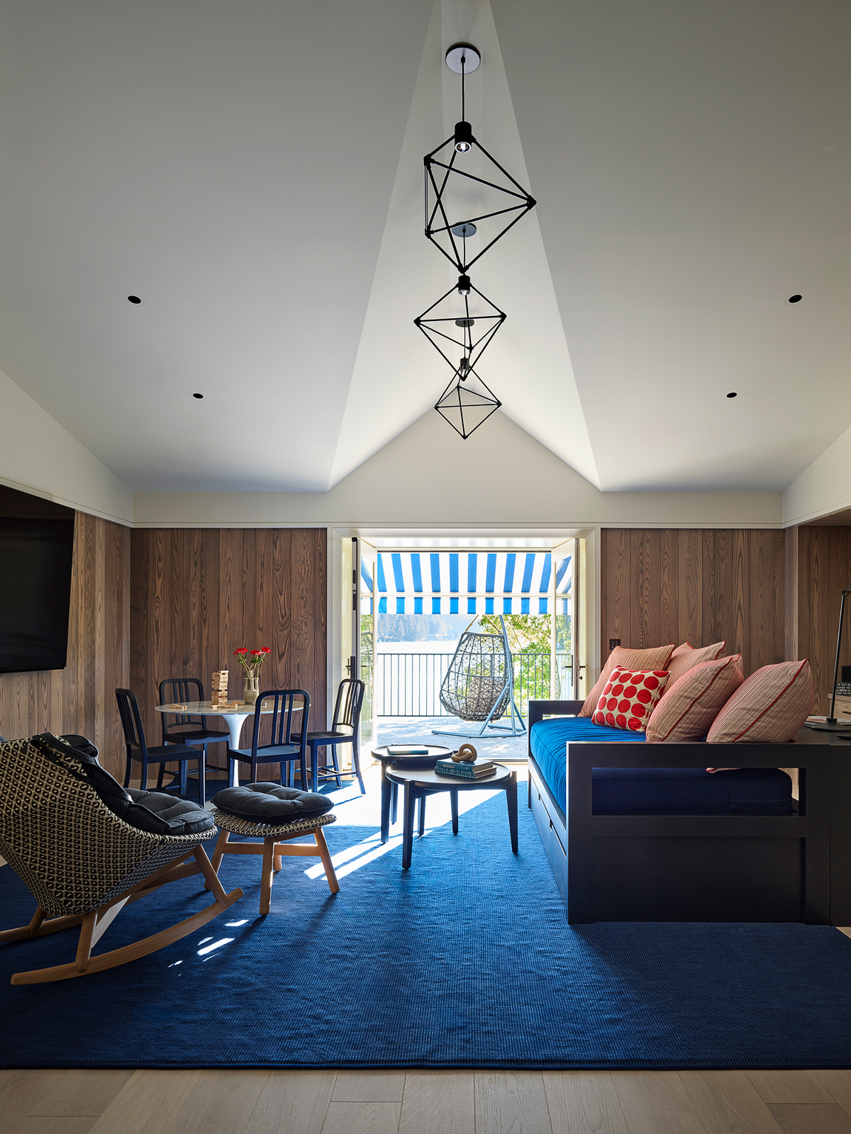 Rec Room PNW Lake House by Philpotts Interiors