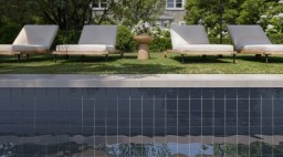Fireclay Glass Pool Tile