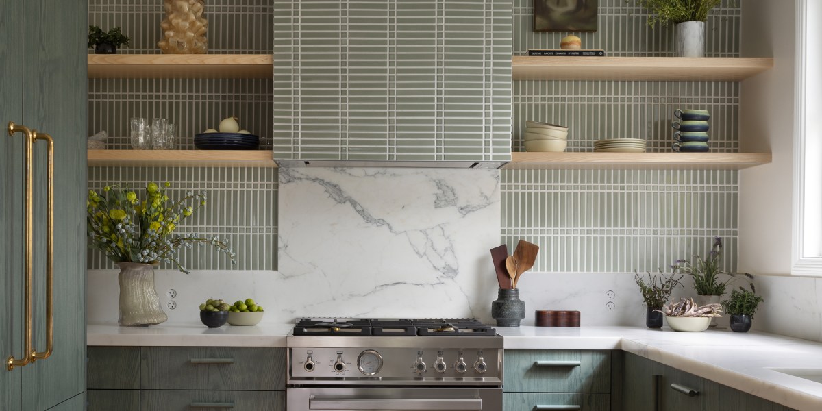 Inside a Kitchen Makeover That Proves Green Really Is a Neutral