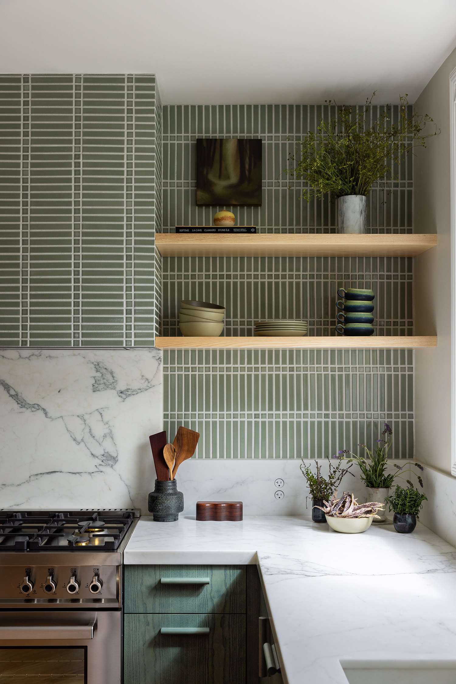 Shelving SF Kitchen Makeover by Alter Interiors