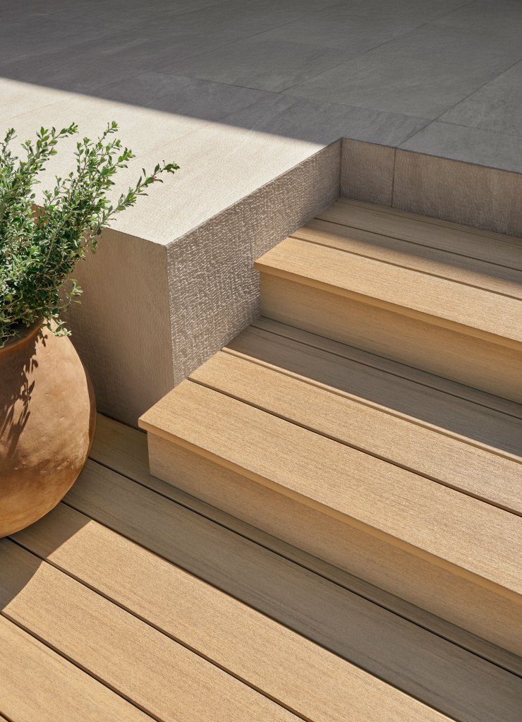 TimberTech Weathered Teak Stairs